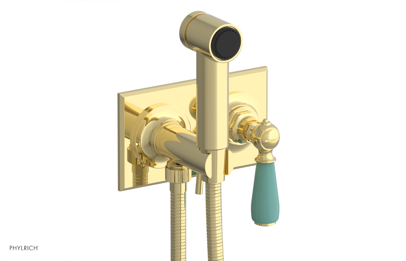 Phylrich Jamestown Wall Mounted Bidet with Lever Handle