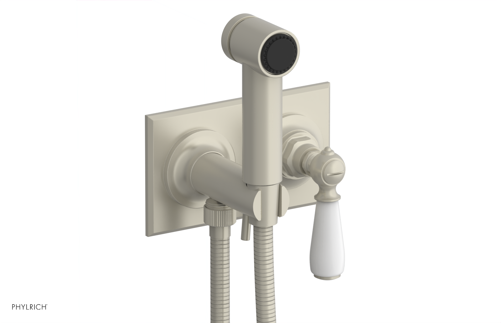 Phylrich Jamestown Wall Mounted Bidet with Lever Handle