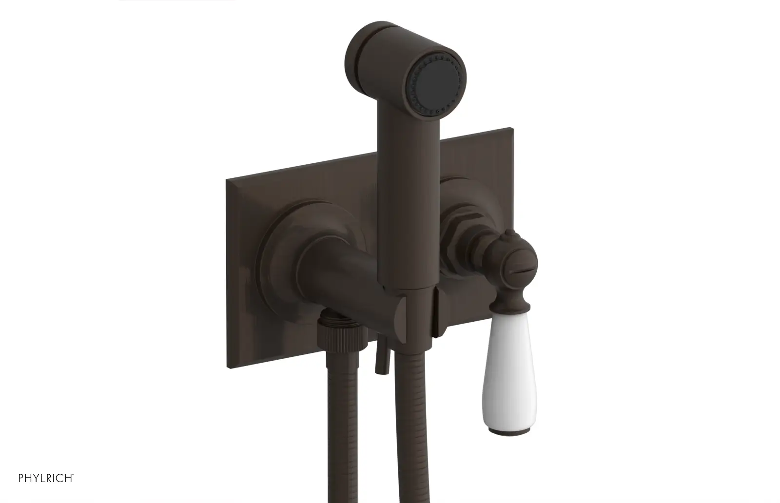 Phylrich Jamestown Wall Mounted Bidet with Lever Handle by Phylrich