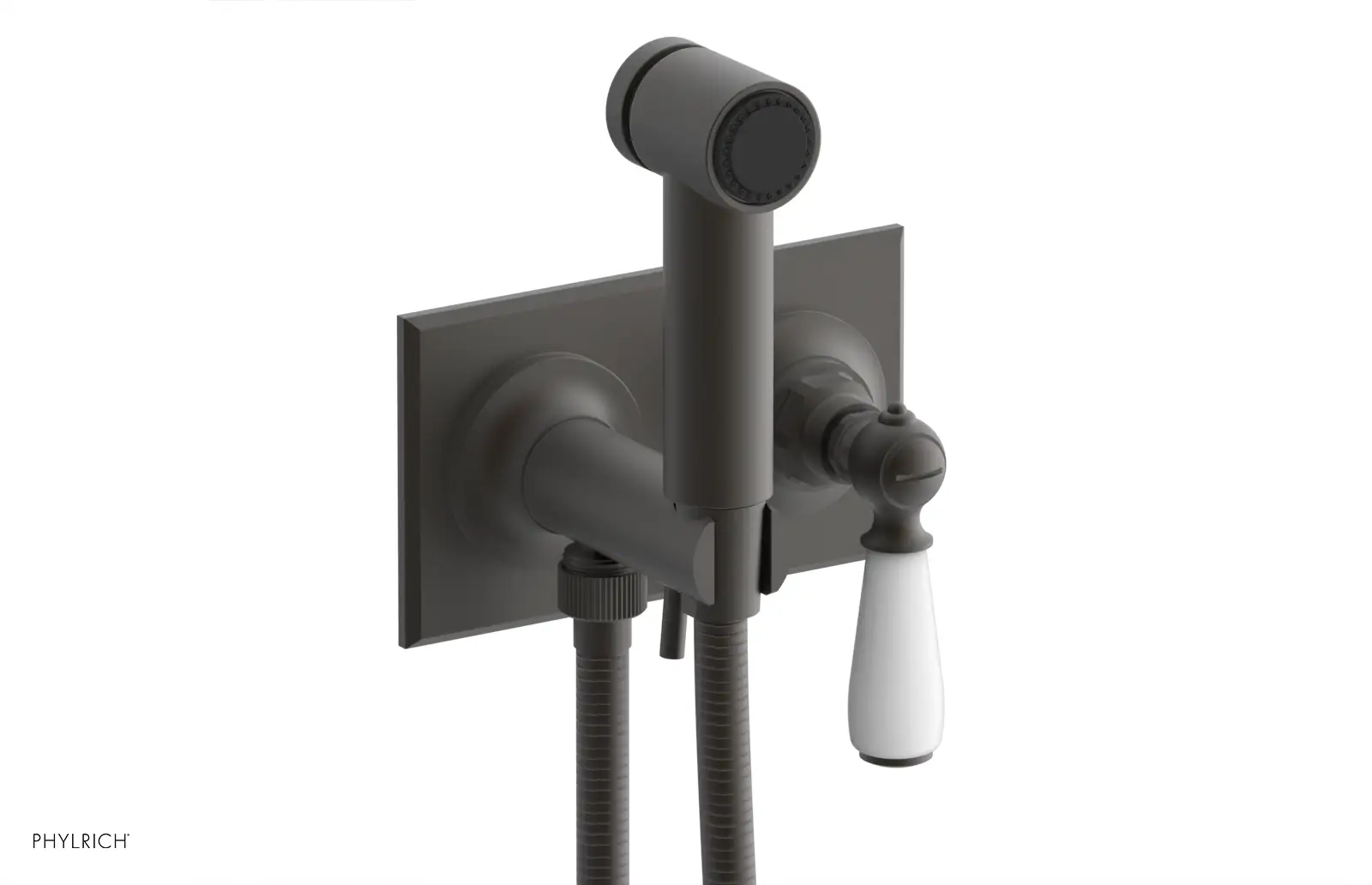 Phylrich Jamestown Wall Mounted Bidet with Lever Handle by Phylrich