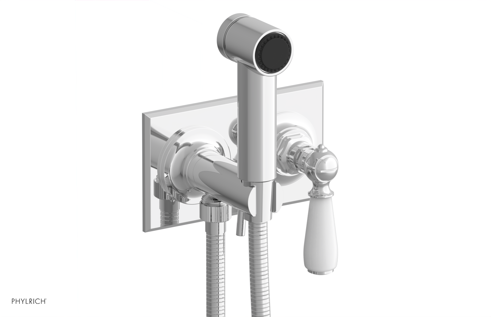 Phylrich Jamestown Wall Mounted Bidet with Lever Handle