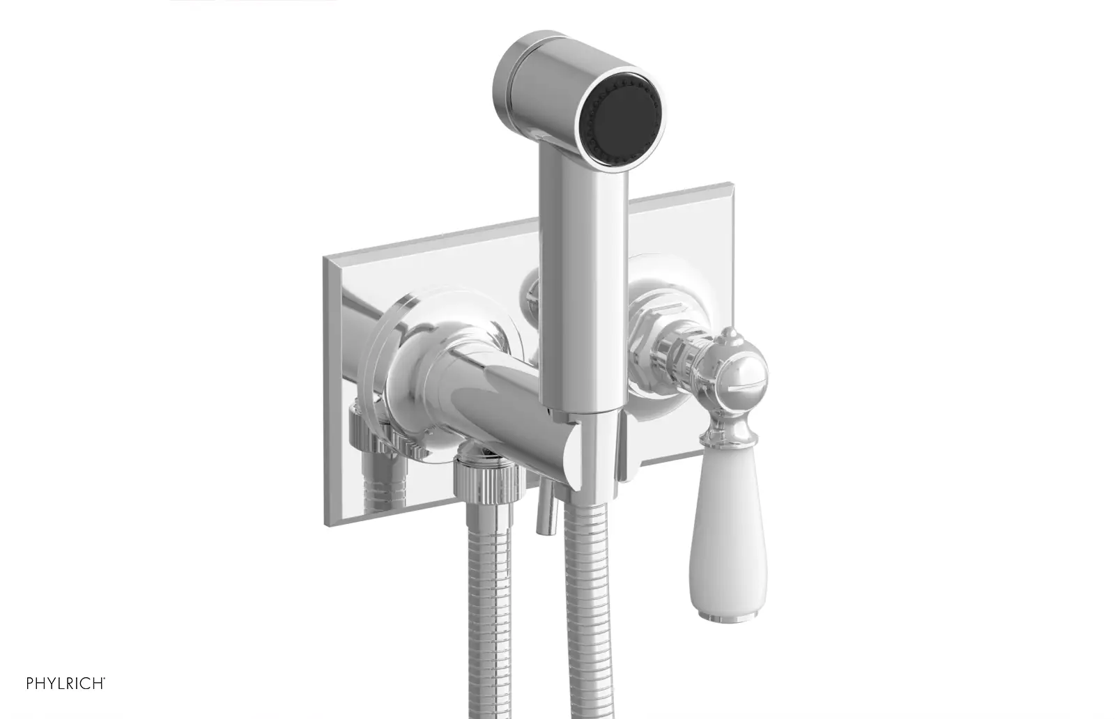 Phylrich Jamestown Wall Mounted Bidet with Lever Handle by Phylrich