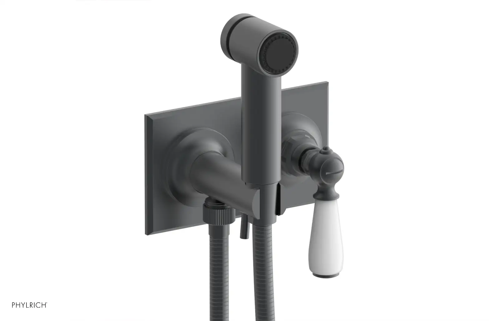 Phylrich Jamestown Wall Mounted Bidet with Lever Handle by Phylrich