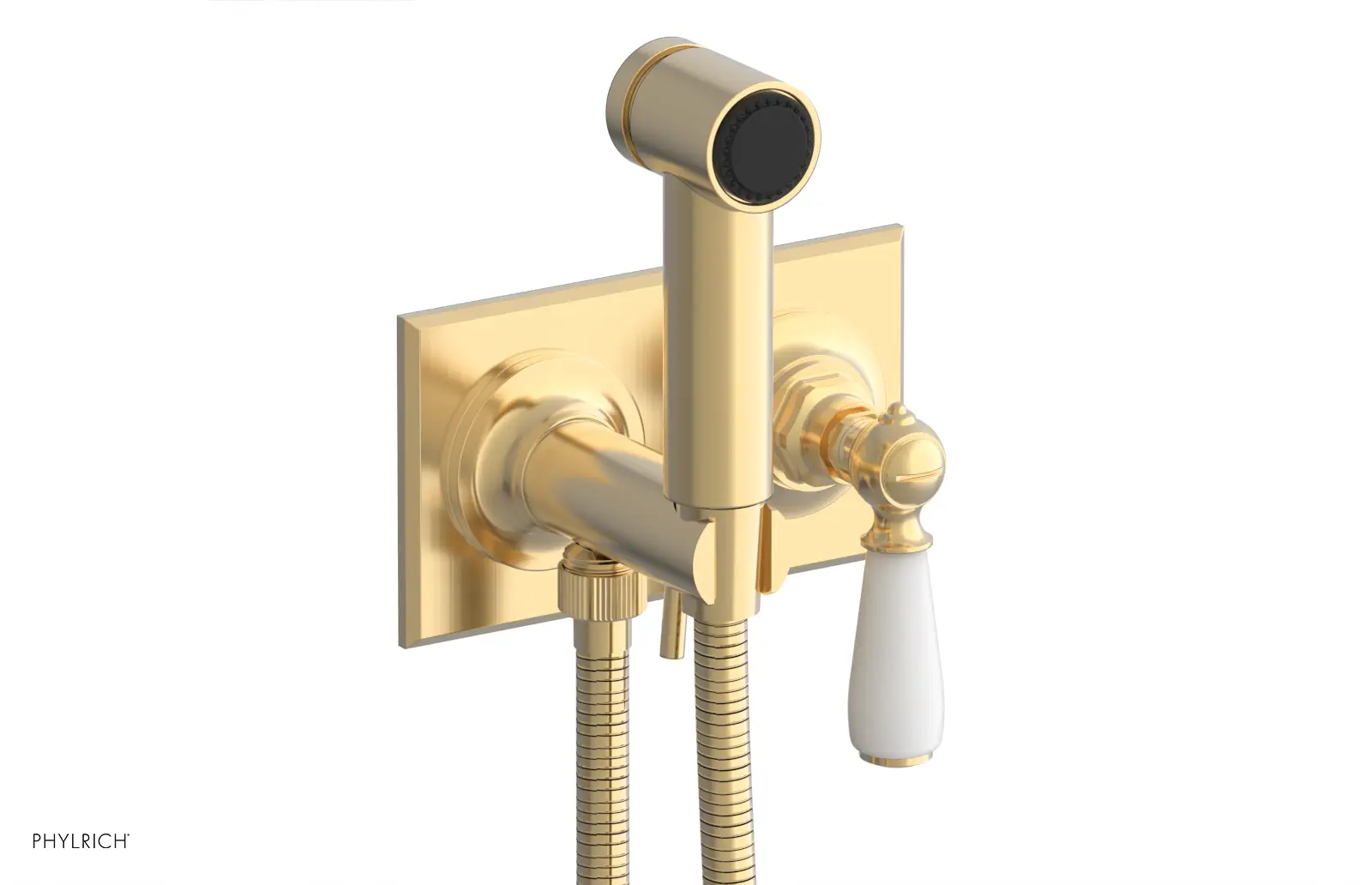 Phylrich Jamestown Wall Mounted Bidet with Lever Handle by Phylrich