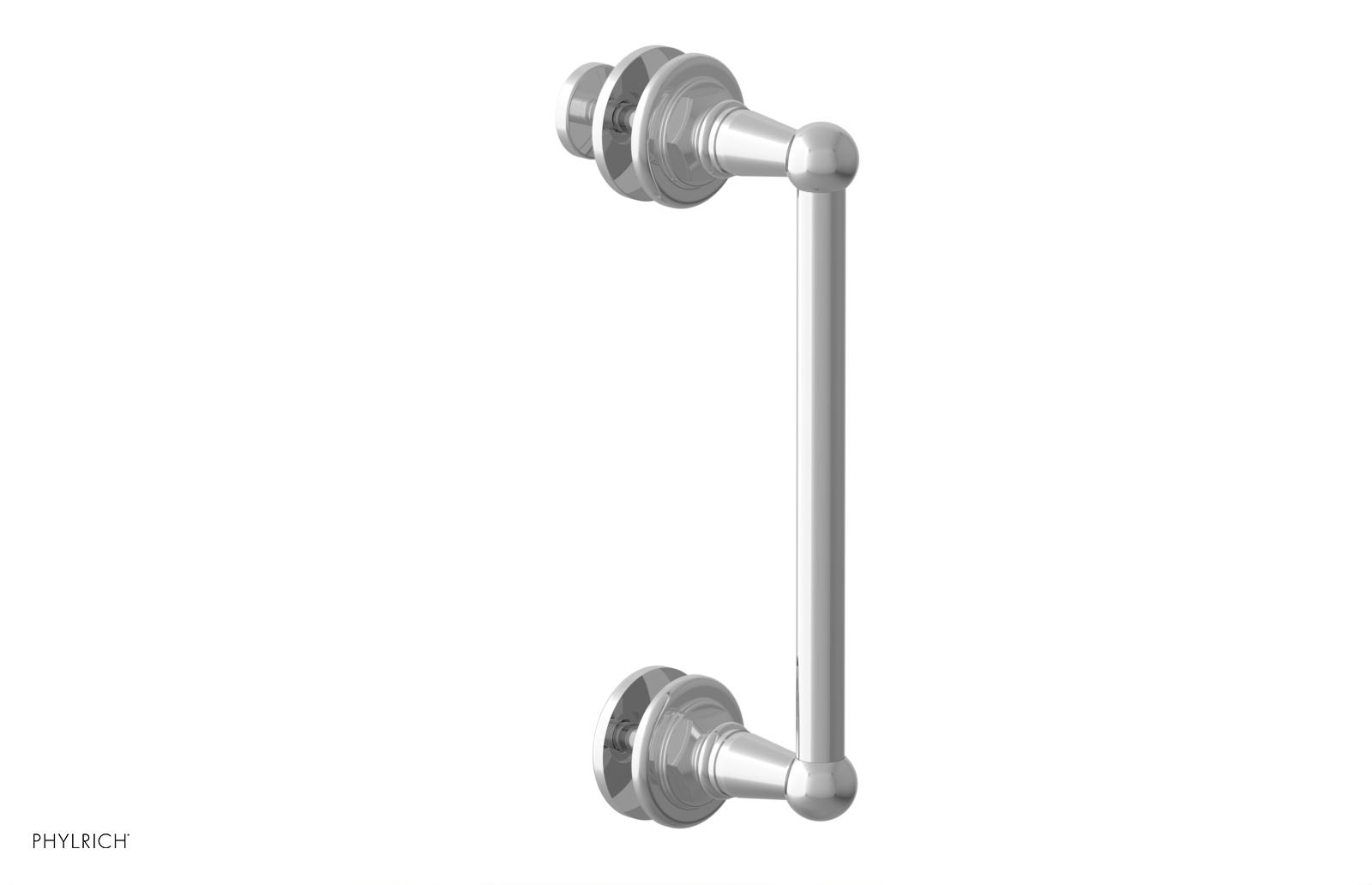 polished chrome shower pull