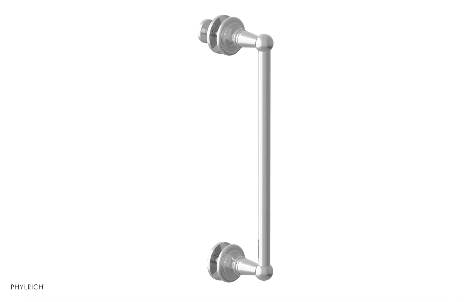 polished chrome shower pull