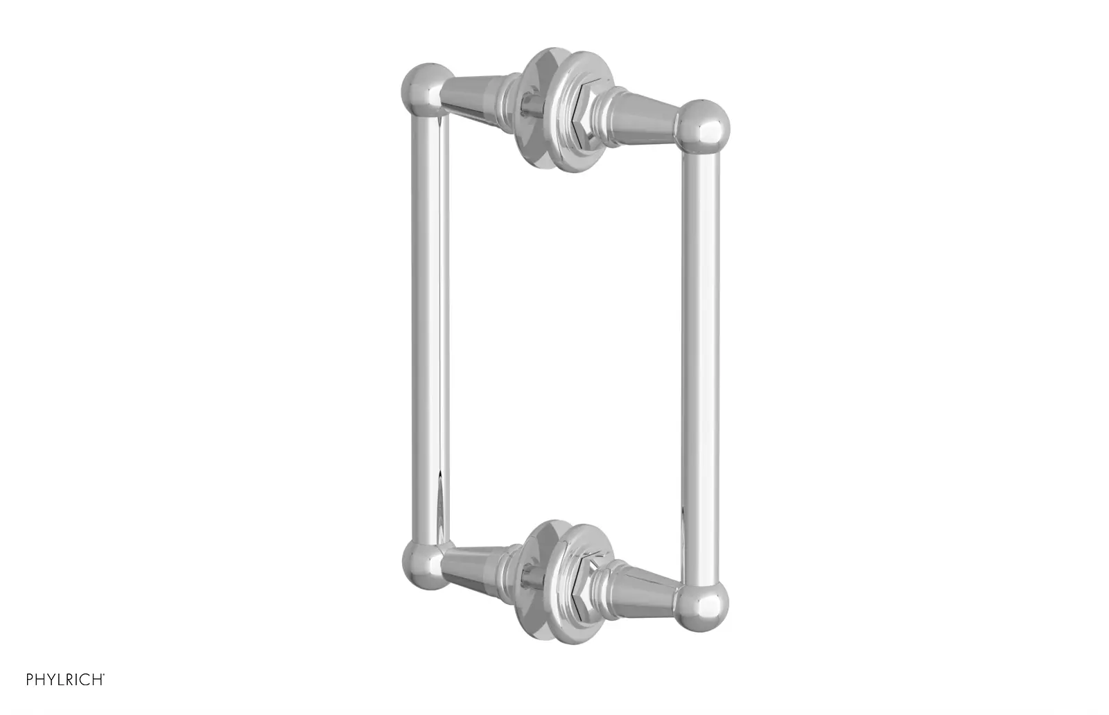 polished chrome shower pull