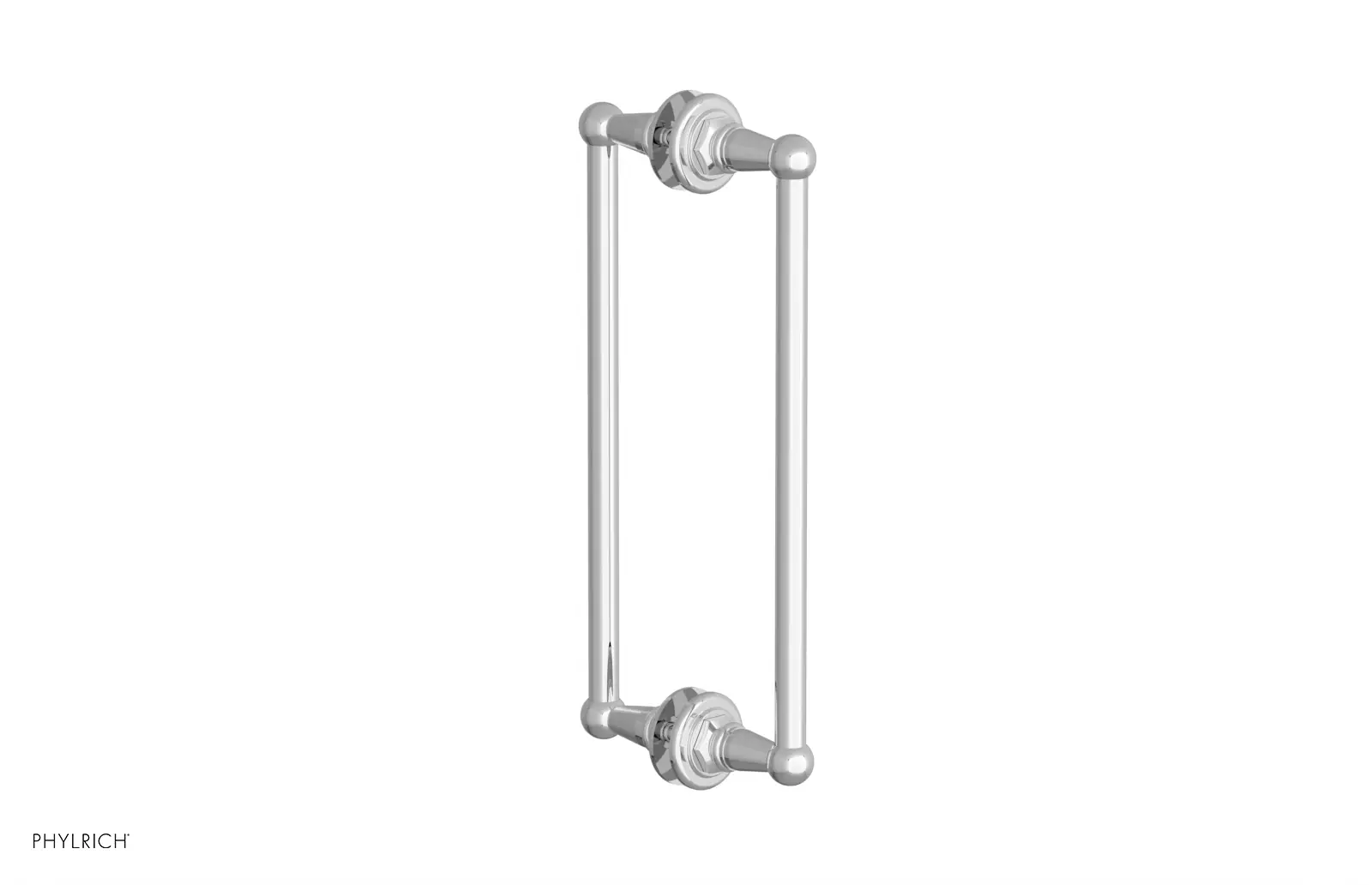 polished chrome shower pull