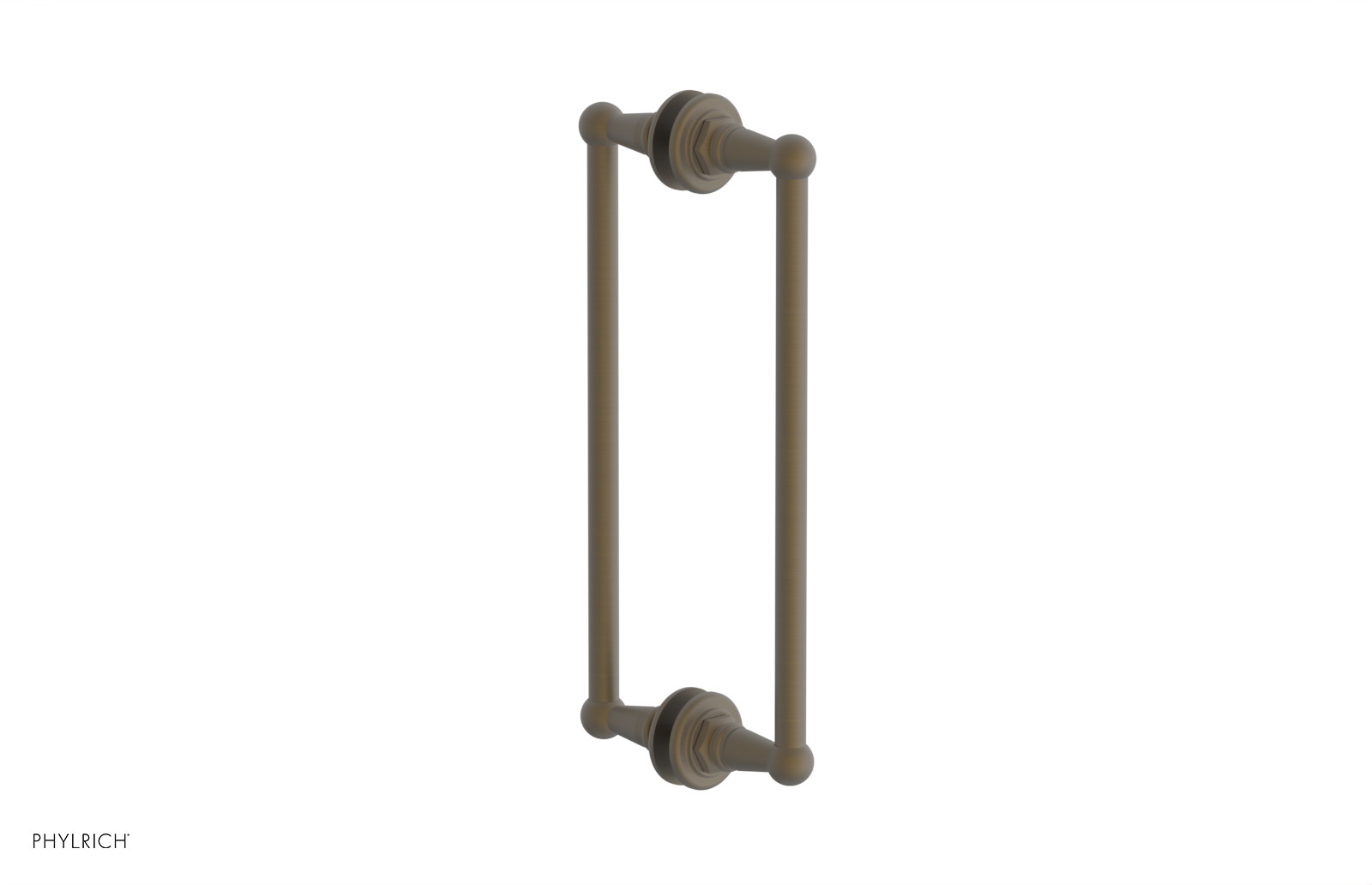 Phylrich Jamestown 12" Double Sided Shower Pull by Phylrich
