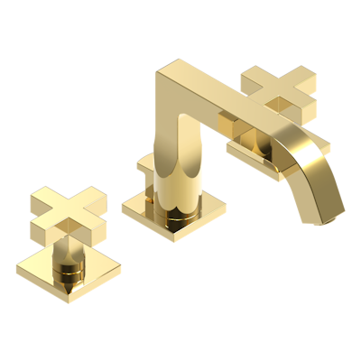 THG Paris Beluga Widespread Lavatory Set with Drain