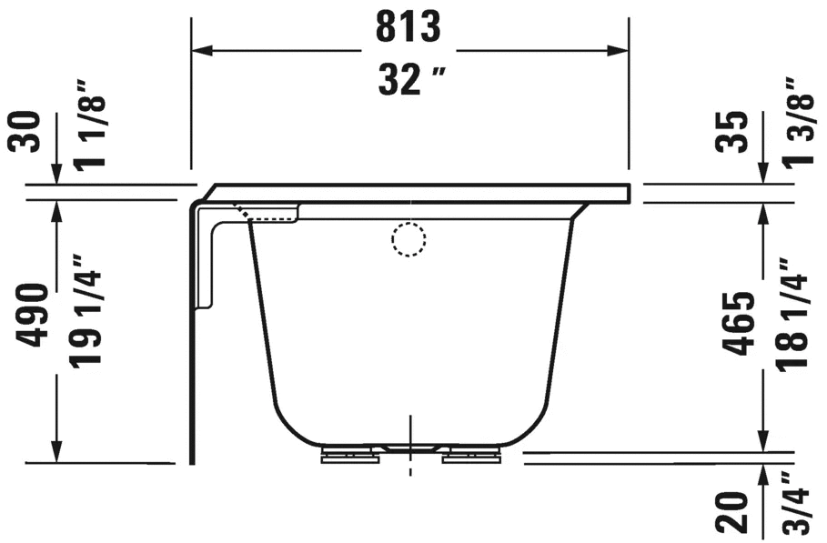 white bathtub