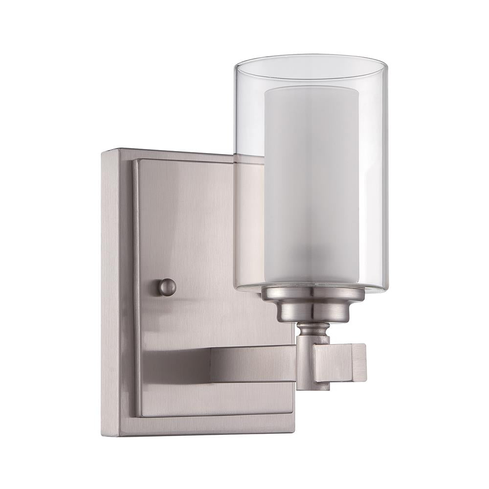 brushed polished nickel wall sconces