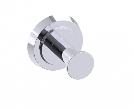 polished chrome robe hook