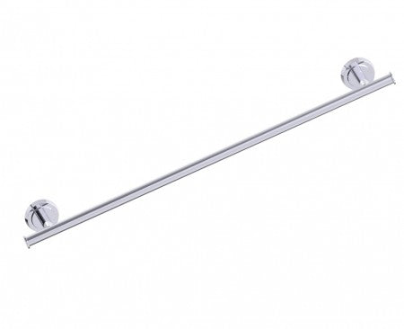polished chrome towel bar