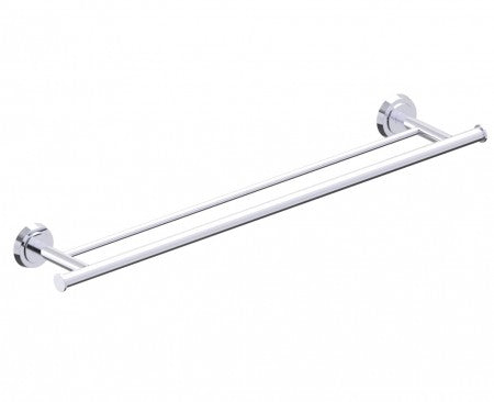 polished chrome towel bar