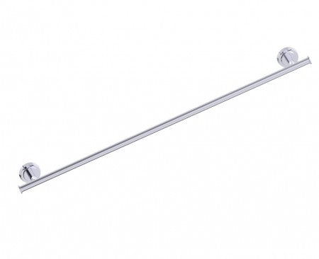polished chrome towel bar
