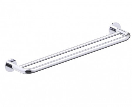 polished chrome towel bar