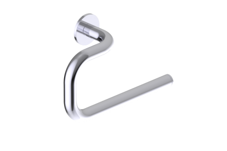 polished chrome towel ring