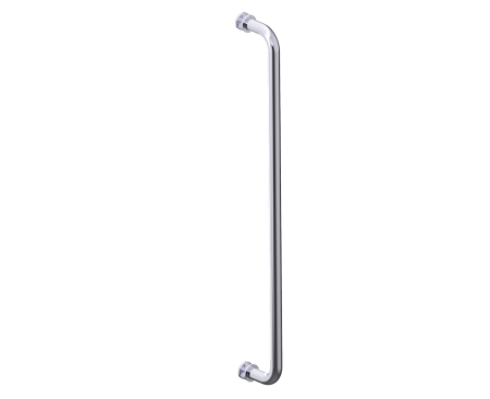 polished chrome door handle