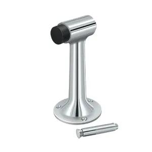 polished chrome floor mount bumper