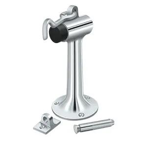 polished chrome floor mount bumper