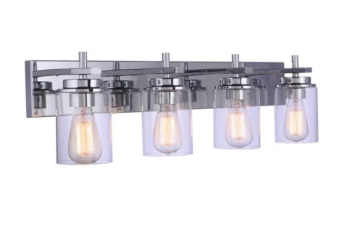 chrome wall sconces