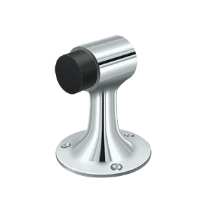 polished chrome floor mount bumper