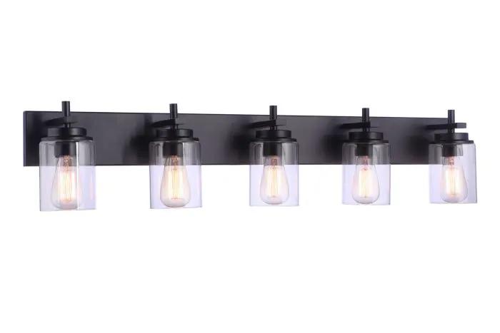 flat black wall sconces