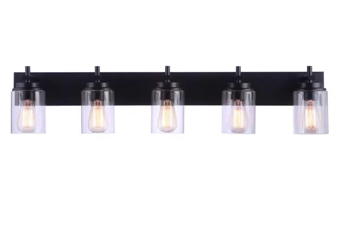 flat black wall sconces