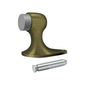 Deltana 2-1/8" Solid Brass Floor Door Bumper by Deltana