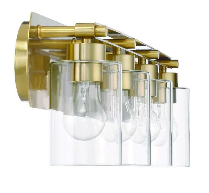 satin brass wall sconces