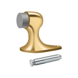 Deltana 2-1/8" Solid Brass Floor Door Bumper