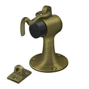 Deltana Solid Brass Floor Mount Bumper with Holder by Deltana