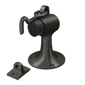 Deltana Solid Brass Floor Mount Bumper with Holder