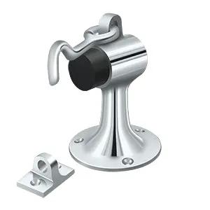 polished chrome floor mount bumper