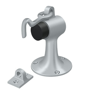 Deltana Solid Brass Floor Mount Bumper with Holder