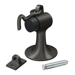 Deltana Solid Brass Cement Floor Mount Bumper with Holder by Deltana