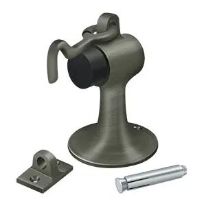 Deltana Solid Brass Cement Floor Mount Bumper with Holder by Deltana