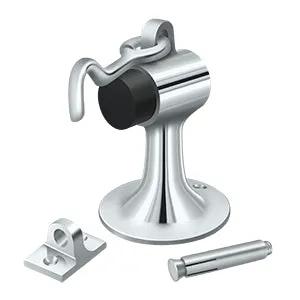 polished chrome floor mount bumper