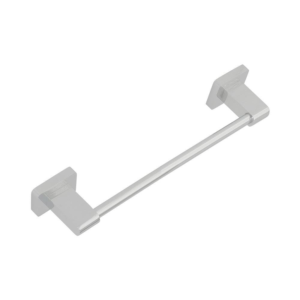 polished chrome towel bar