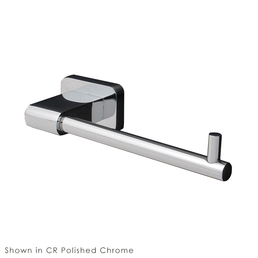 polished chrome toilet paper holder