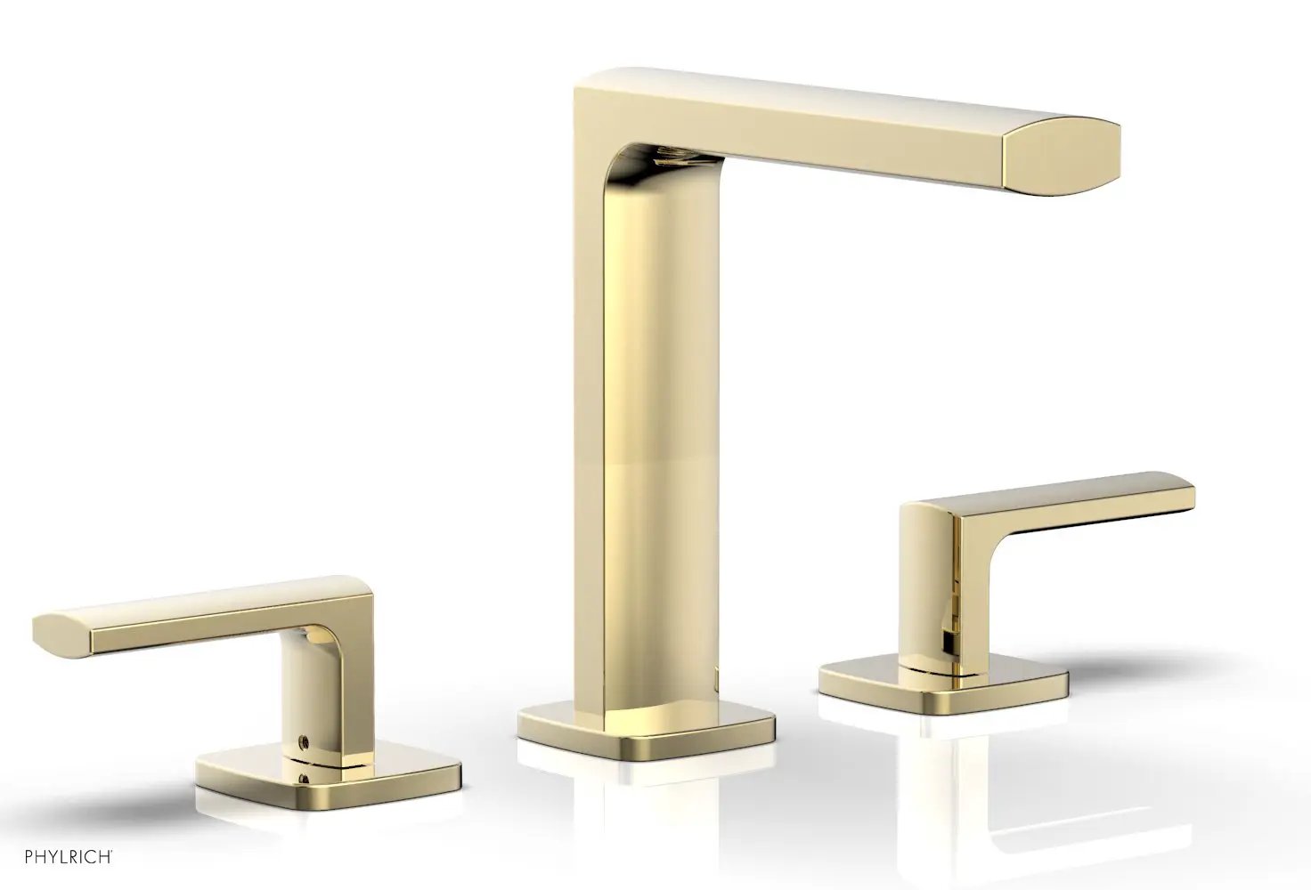 Phylrich RADI Widespread Faucet - Lever Handles High Spout by Phylrich