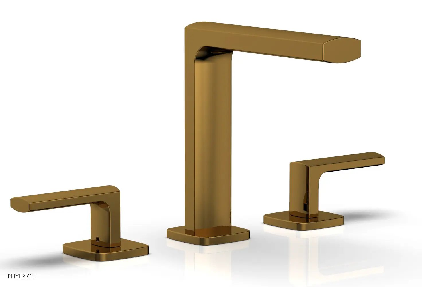 Phylrich RADI Widespread Faucet - Lever Handles High Spout by Phylrich