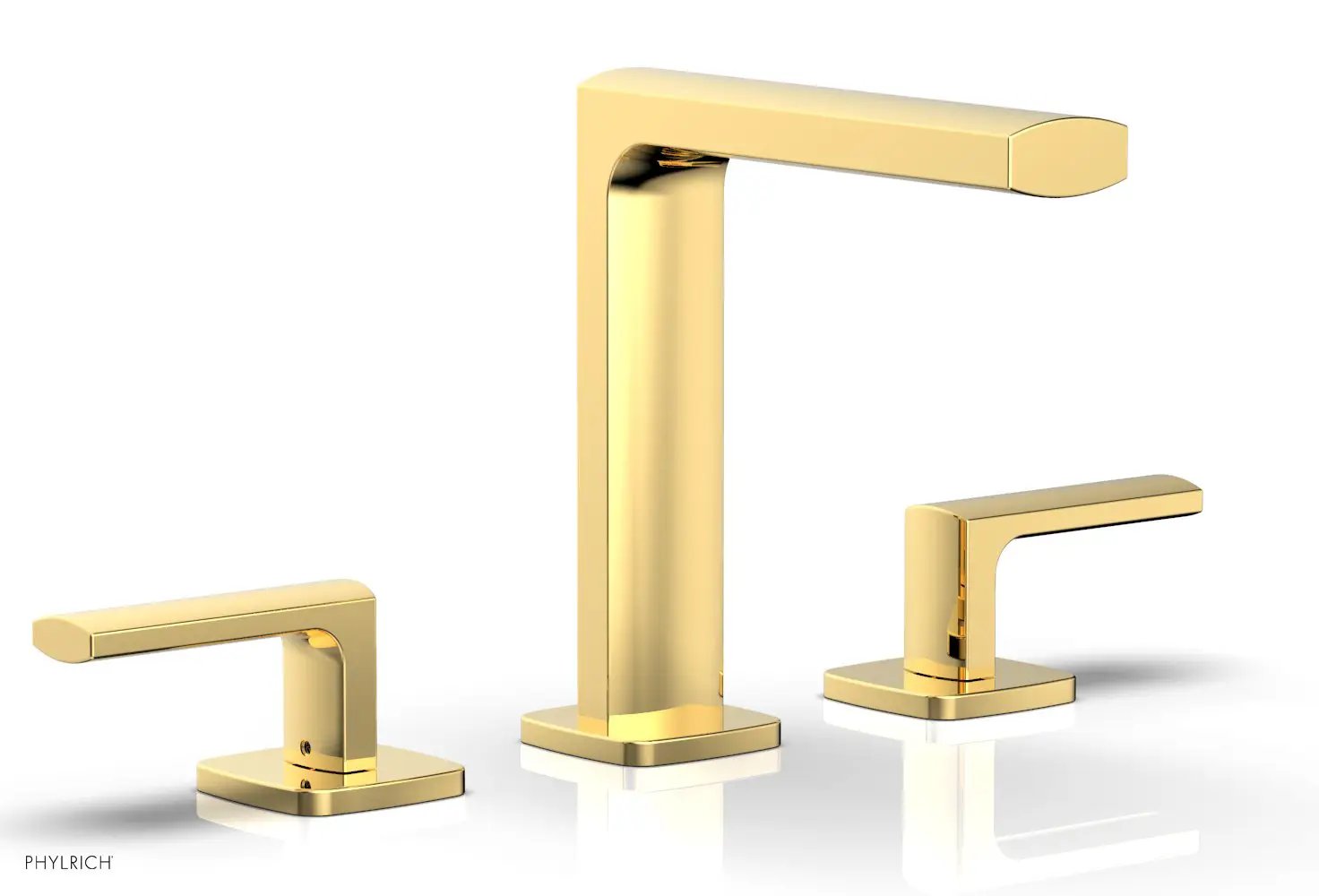 Phylrich RADI Widespread Faucet - Lever Handles High Spout by Phylrich
