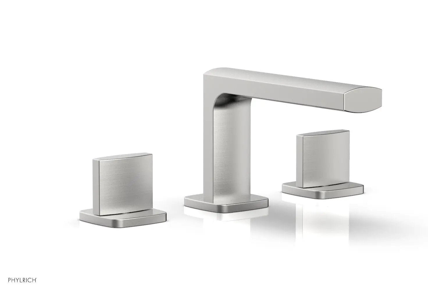 Phylrich RADI Widespread Faucet - Blade Handles Low Spout by Phylrich