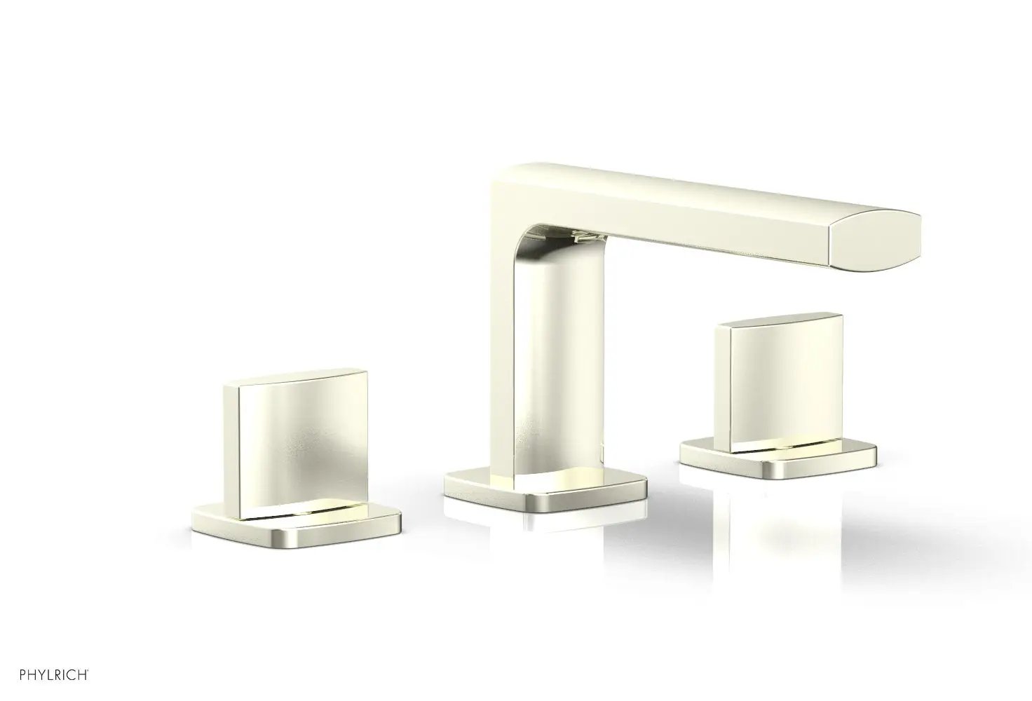 Phylrich RADI Widespread Faucet - Blade Handles Low Spout by Phylrich
