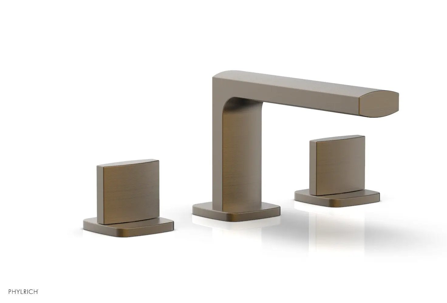 Phylrich RADI Widespread Faucet - Blade Handles Low Spout by Phylrich