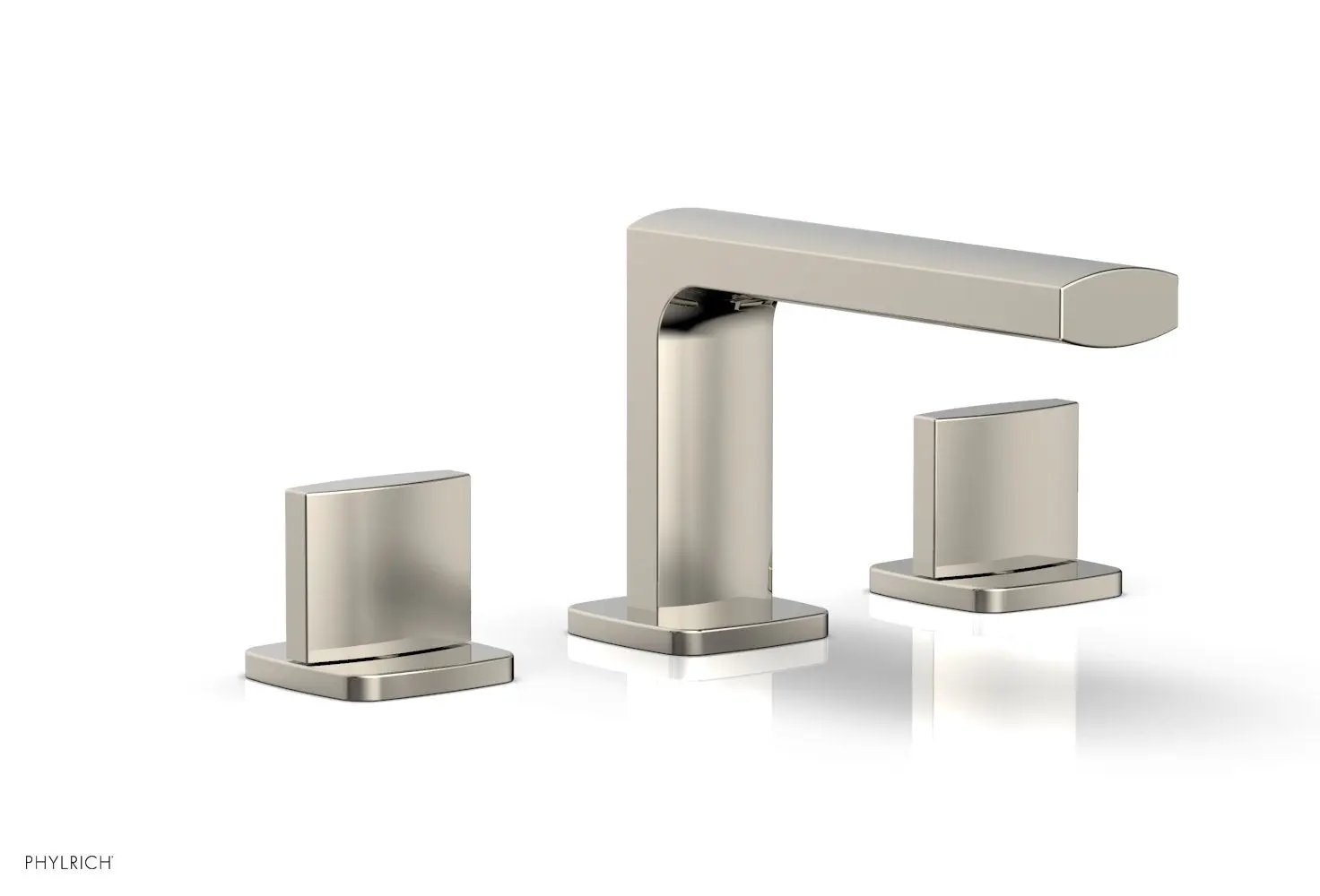 Phylrich RADI Widespread Faucet - Blade Handles Low Spout by Phylrich