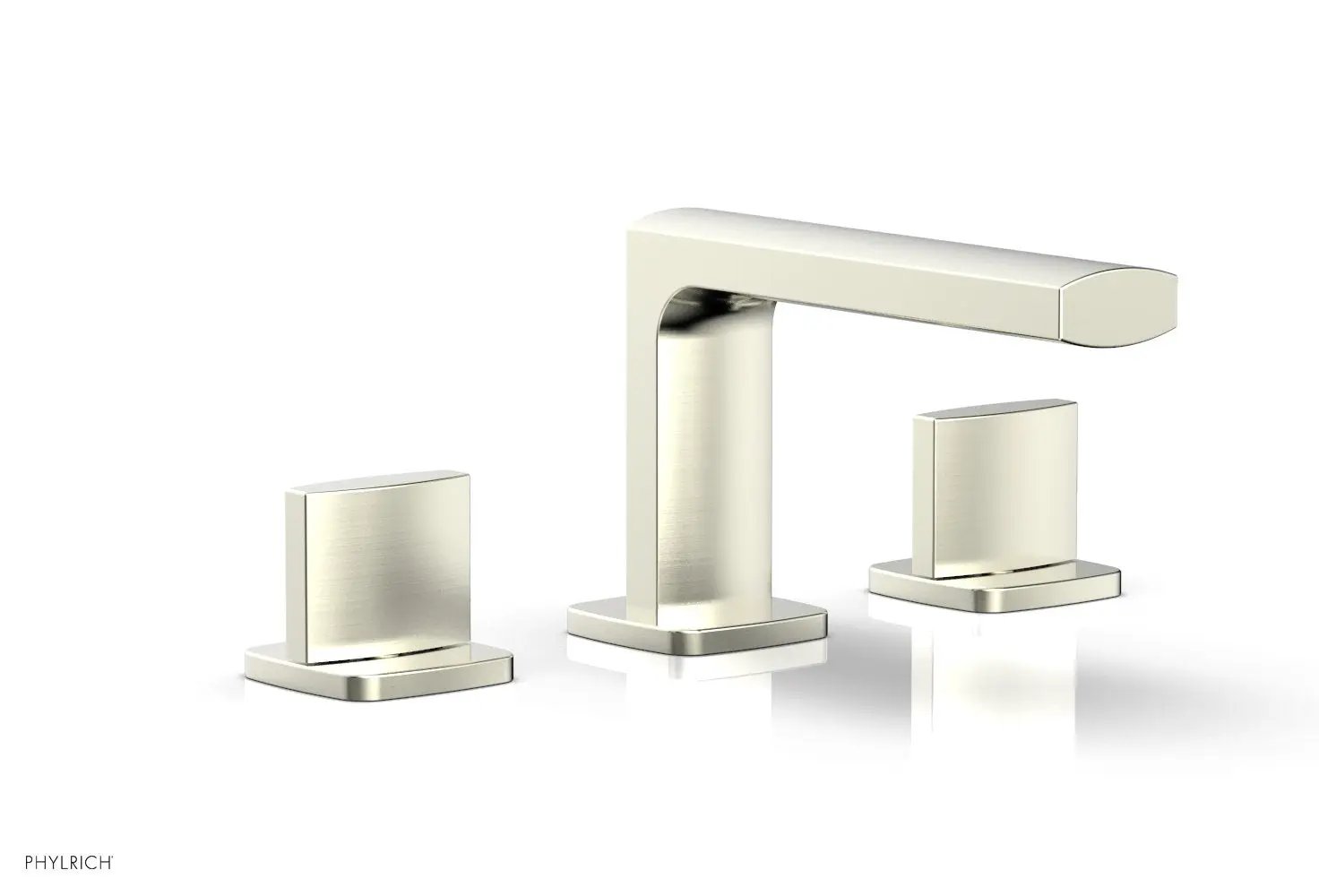 Phylrich RADI Widespread Faucet - Blade Handles Low Spout by Phylrich