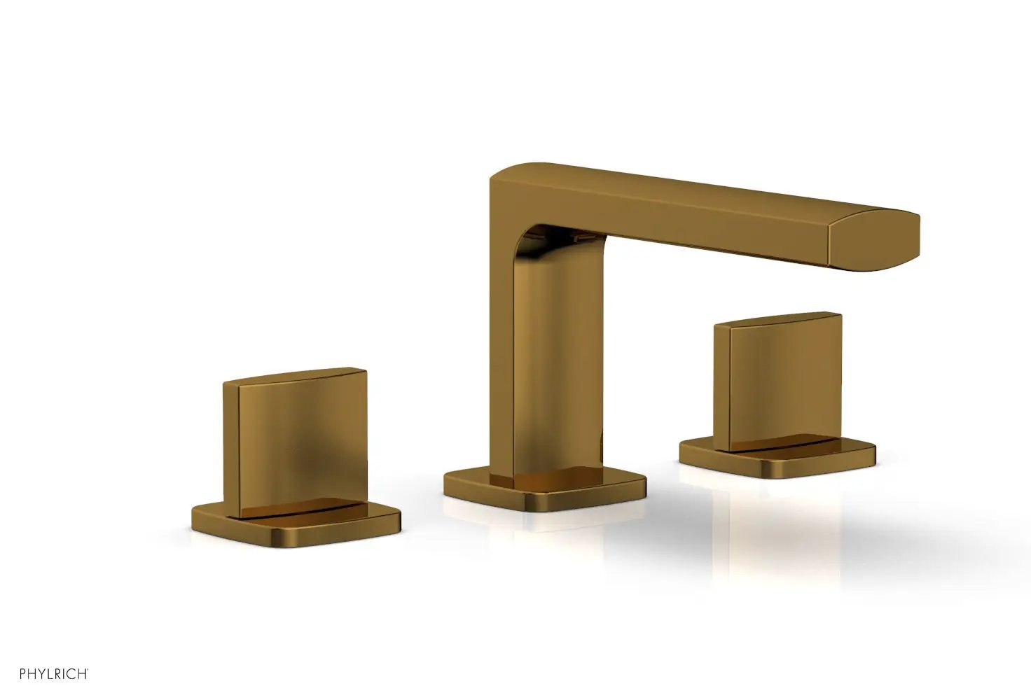 Phylrich RADI Widespread Faucet - Blade Handles Low Spout by Phylrich